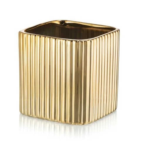 NAIROBI CUBE 13.5X13.5X13.5 GOLD ELECTROPAIN